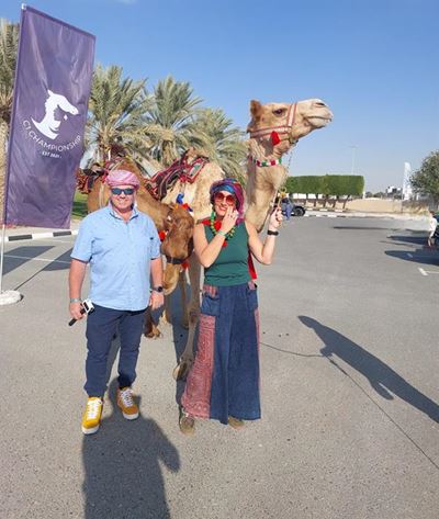 Eben and Susan safe in Abu Dhabi