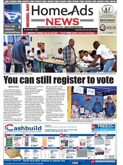 This week's Mossel Bay Home Ads News