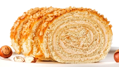 Christmas recipe: Ginger cream biscuit log 