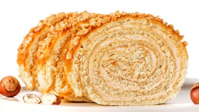 Christmas recipe: Ginger cream biscuit log 