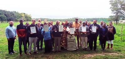 Winners of food garden competition
