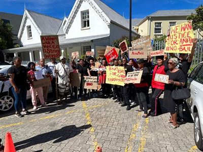 Anti-GBV protest held following Hornlee murder