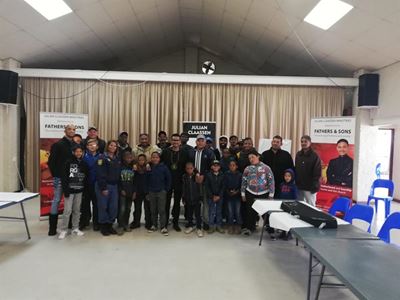 Fathers and sons bond in Stilbaai