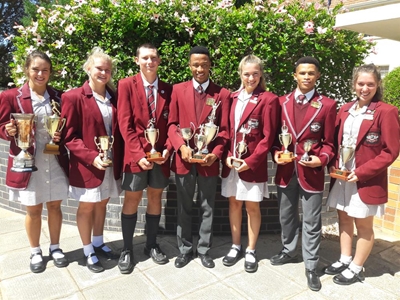 Bekers vir beste atlete