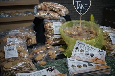 Healthy biscuits for needy kids