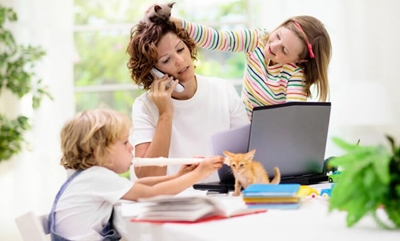 School holidays: How to work from home