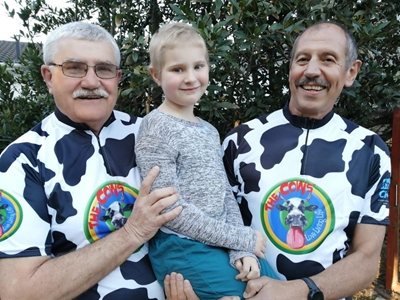 Granddads cycling for CHOC