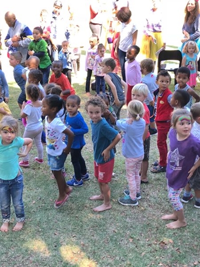 Food and fun at pre-school fundraiser