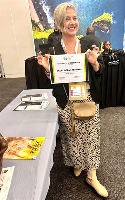 Plett awarded at World Trade Market for its contribution to nature