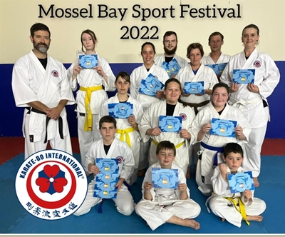 Good sports at karate tourney