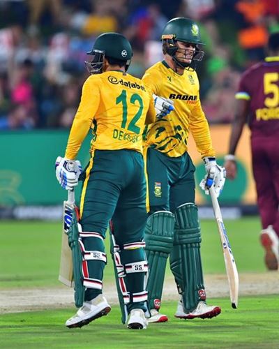De Kock ton carries Proteas to series victory over West Indies