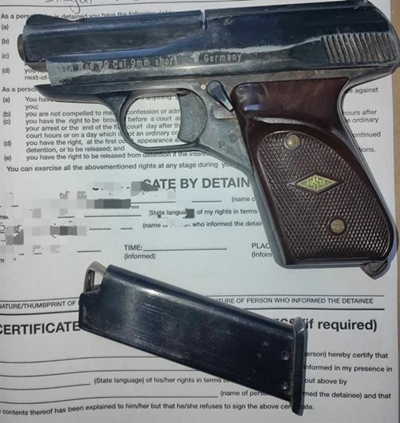 Gun seized in Knysna