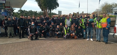 Bikers bring smiles to children's faces