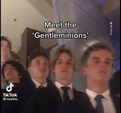 ‘Gentleminions’– Banana-wielding men in suits flood cinemas