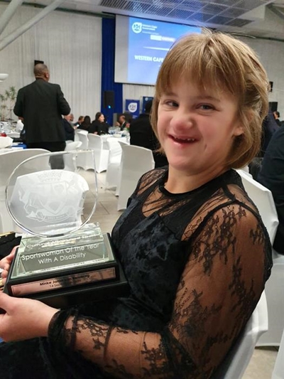 Minke skitter met Wes-Kaapse sporttoekenning