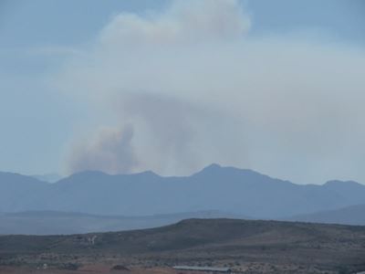 Lugsteun gereed om brand te tem