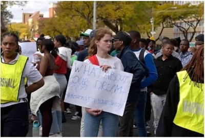 Students let down by Nsfas turn to social media for crowdfunding