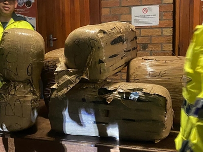 100kg of dagga found in car