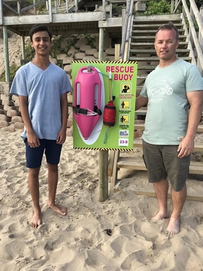 Pink Rescue Buoys help save lives