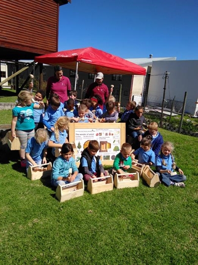 Little Ellies learn how to make furniture