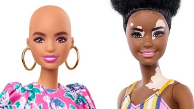 Mattel further diversifies iconic range of Barbie dolls with hairless Barbie