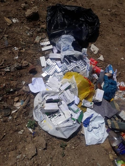 Safely dispose expired and unwanted medication