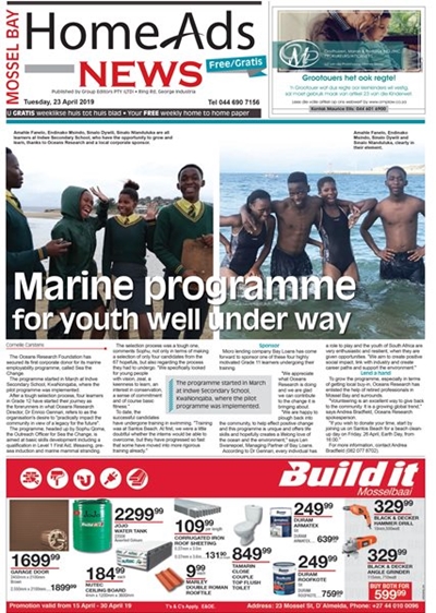 This week's Mossel Bay Home Ads News