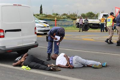 One injured in shoot-out with police, hijacked truck recovered
