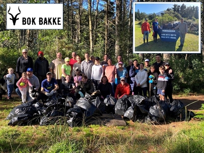 Community helps clean up our forest