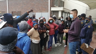 '1 shack, 1 box': Protesters ask for help