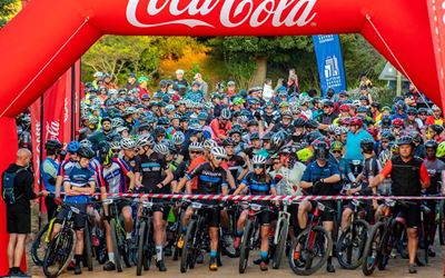 Exciting cycle tour action for MTB cyclists