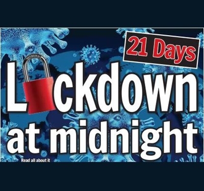 Lockdown at midnight