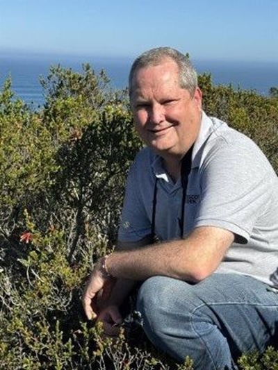 Mark Brown in the clouds over new 'Roberts' bird book