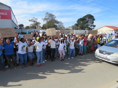 Peaceful walk against crime, substance abuse