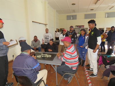 Dominokampioenskap op Oudtshoorn