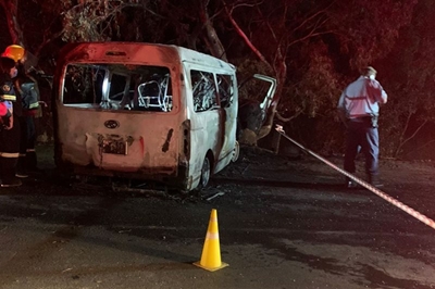 Krugersdorp crash: Six people burned to death, five injured