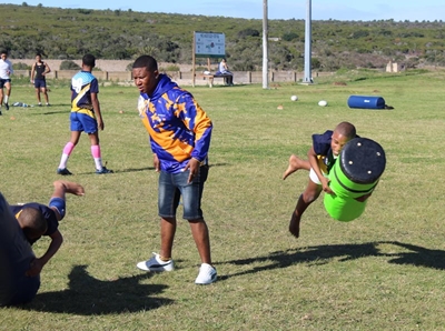 Sport seëvier in Melkhoutfontein