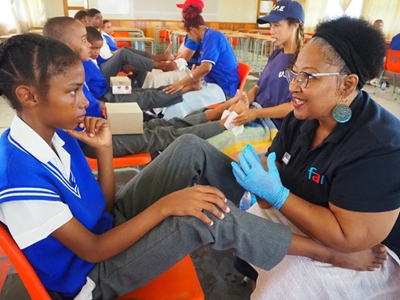 Samaritan's Feet gives hope to Spandau learners
