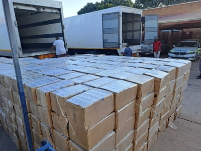Six suspects nabbed for allegedly smuggling illicit cigarettes worth R12m