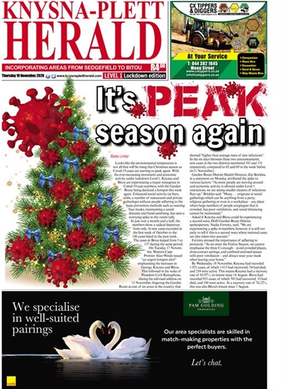 Front page news