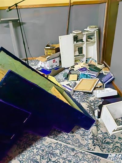 Unholy mess after police raid on mosque