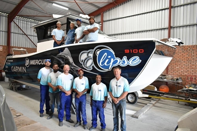 New showpiece by Eclipse Marine, Mossel Bay's expert in boat manufacturing