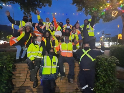 Festive Lights switched on at Unity Park