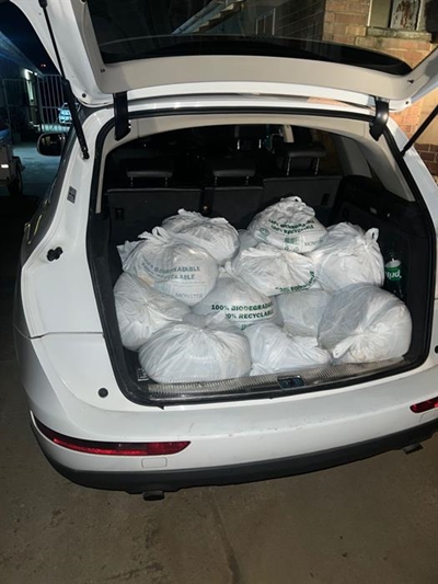 Abalone smuggler killed by a truck
