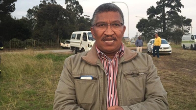 Man vas vir skietery in Groenkloof