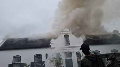 Plattners' farm house damaged in a fire