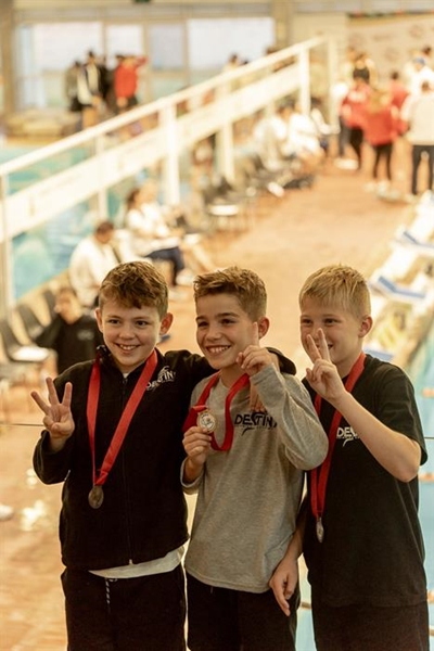 Nine gold for Destiny Swimming School