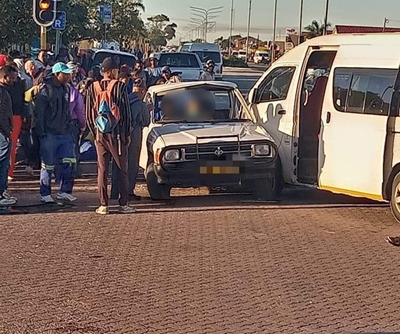 Accident in Nelson Mandela Boulevard