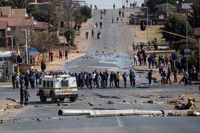 Parts of Tembisa plunged into darkness after substation torched