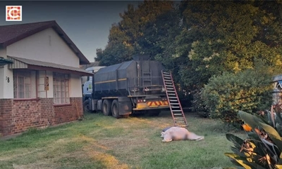 Man tragically dies in water tanker